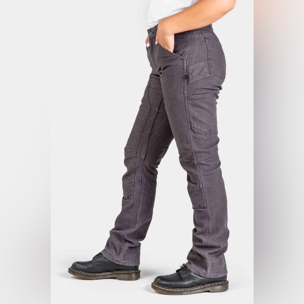 Dovetail Workwear Britt Utility in Dark Grey Canvas